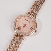 Women Chain Wrist Watch Rosegold C